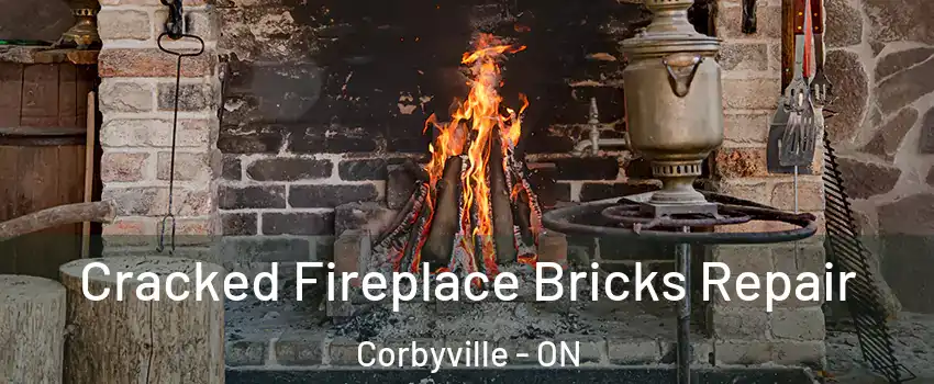  Cracked Fireplace Bricks Repair Corbyville - ON