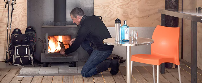 Open Hearth Wood Fireplace Installation in Belleville, ON