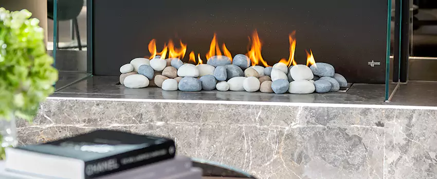 Double-Height Fireplace Design Refurbishment in Hillcrest, Ontario